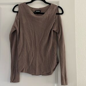 Express Cold Shoulder Sweater